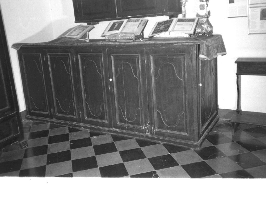 cassone, opera isolata - bottega ligure (fine/inizio secc. XIX/ XX)