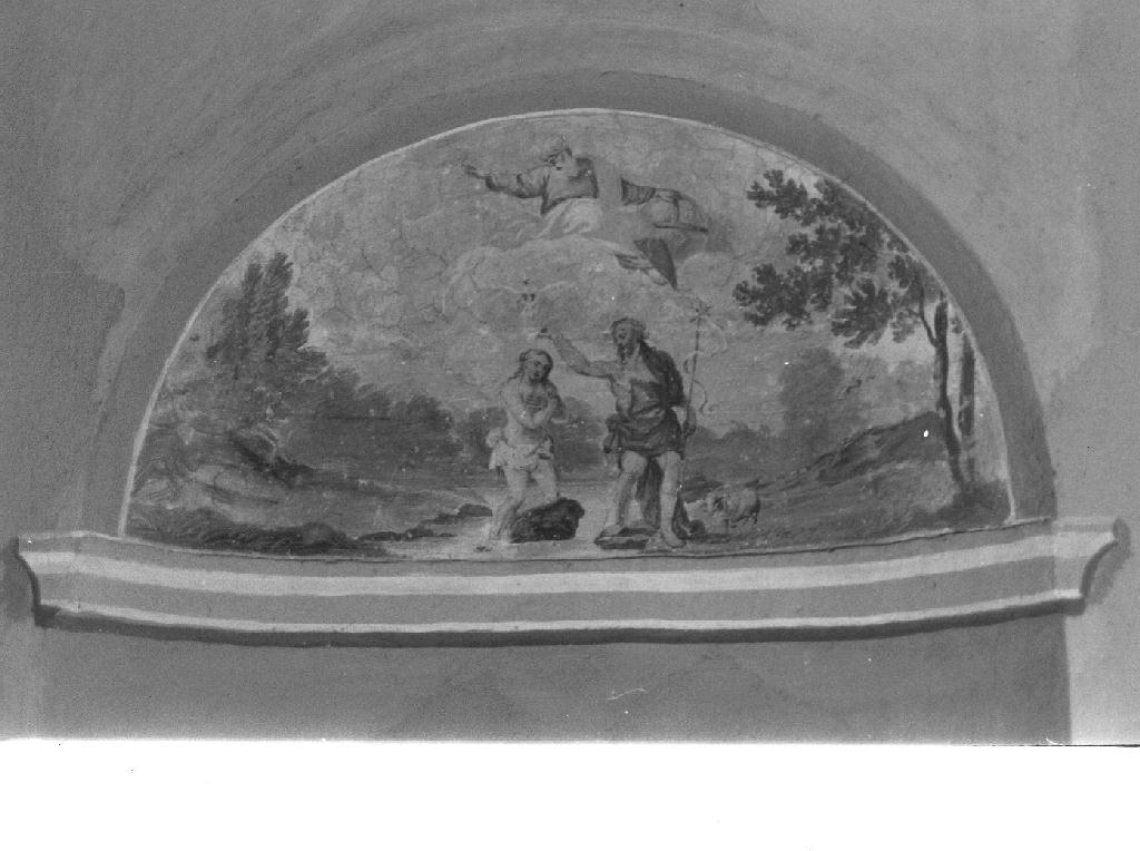 BATTESIMO DI CRISTO (dipinto, opera isolata) - ambito genovese (ultimo quarto sec. XVI)