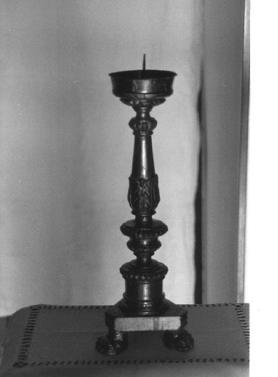 candelabro, coppia - bottega ligure (prima metà sec. XIX)
