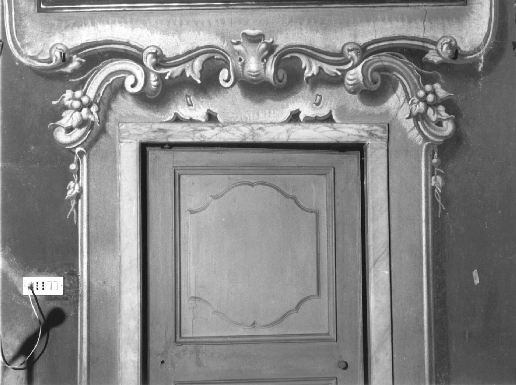 decorazione pittorica, coppia - ambito ligure (prima metà sec. XVIII)