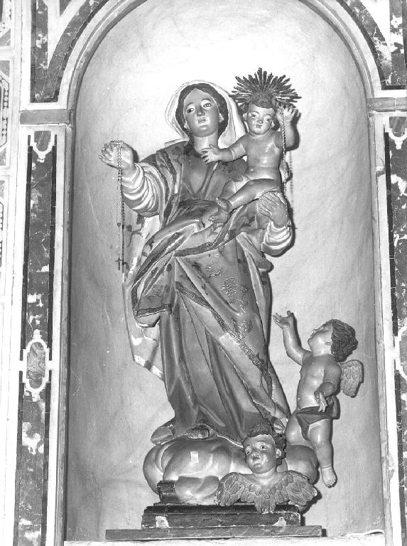 Madonna del Rosario (statua, elemento d'insieme) - bottega altoatesina (prima metà sec. XX)