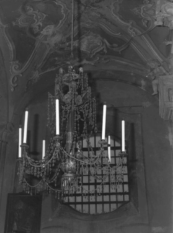 MOTIVI DECORATIVI VEGETALI (lampadario - a bracci, serie) - PRODUZIONE LIGURE (inizio sec. XIX)