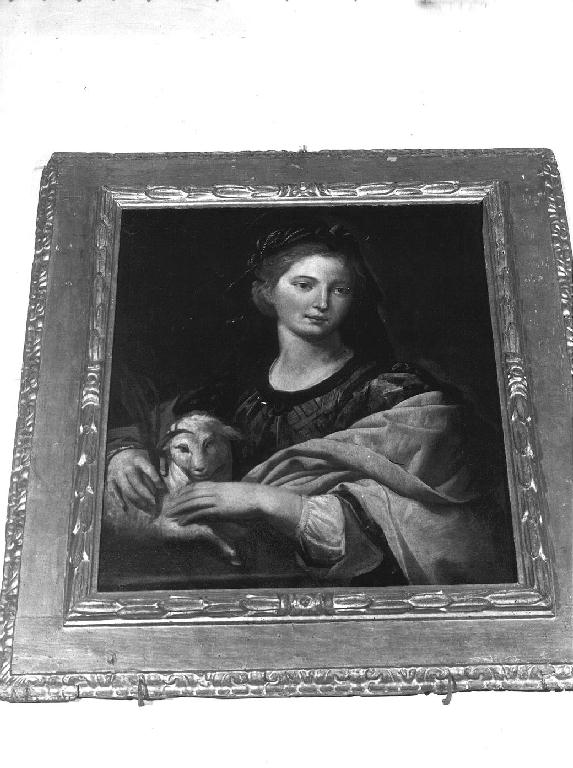 Sant'Agnese (dipinto, opera isolata) - ambito ligure (sec. XIX)