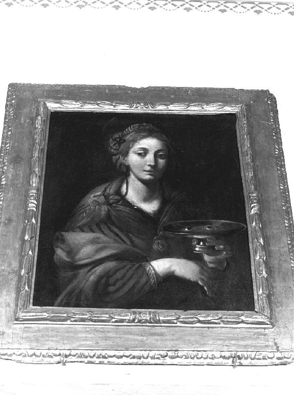 Santa Lucia (dipinto, opera isolata) - ambito ligure (sec. XIX)