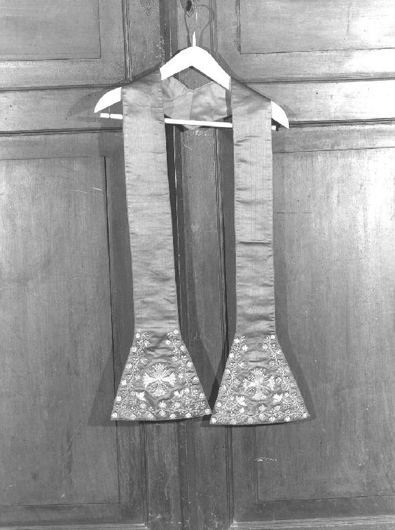 stola, elemento d'insieme - manifattura ligure (sec. XVIII)