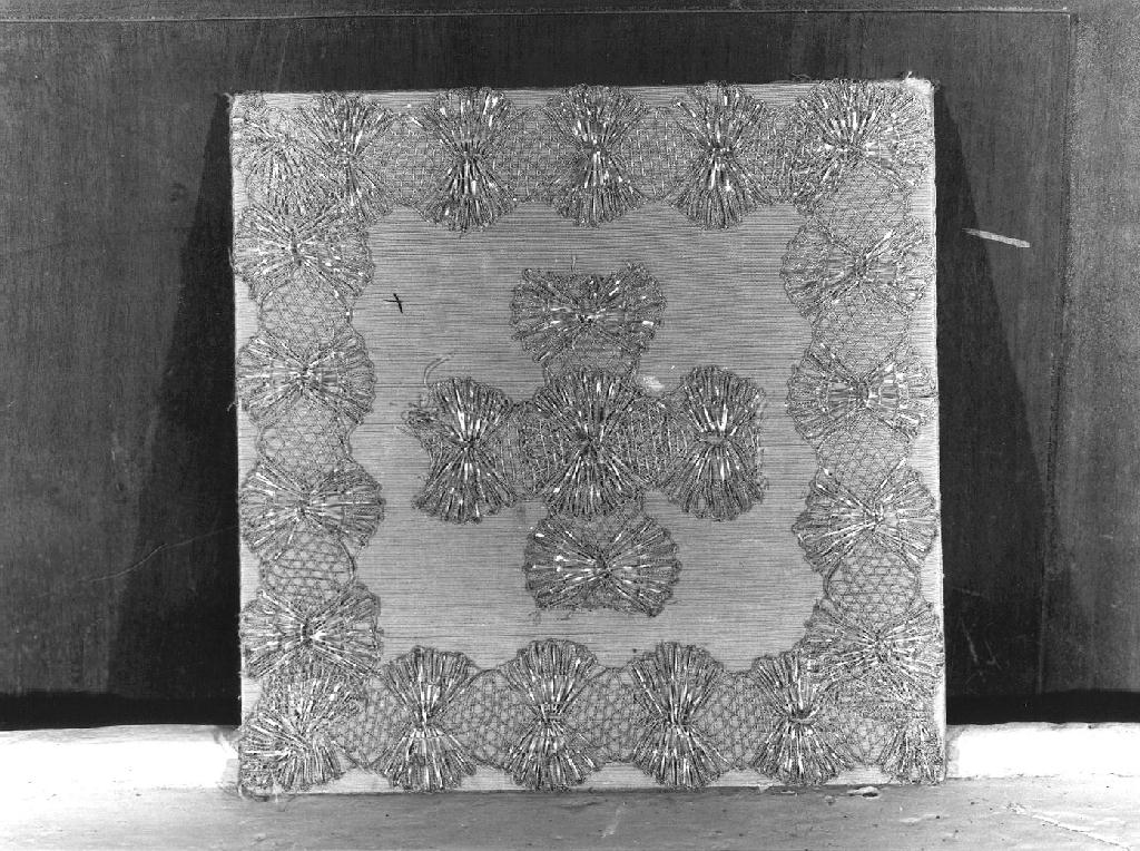 borsa, elemento d'insieme - manifattura ligure (fine/inizio secc. XVIII/ XIX)