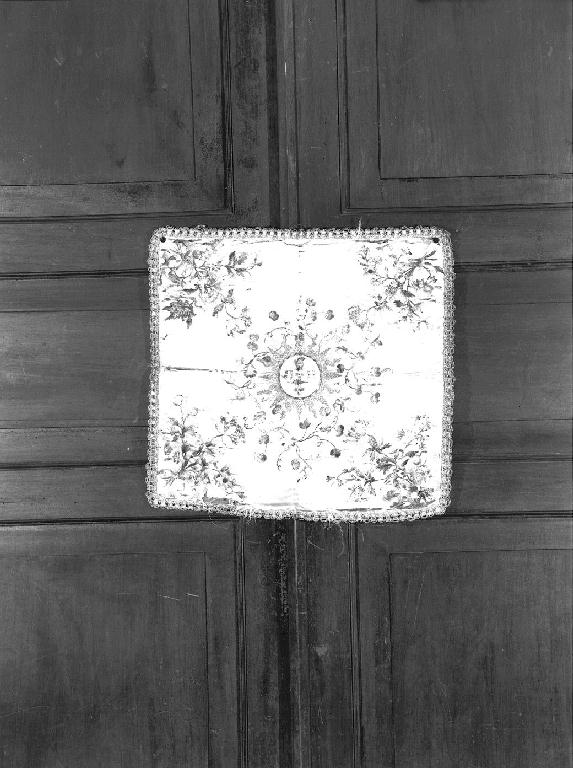 motivi decorativi floreali (velo di calice, elemento d'insieme) - manifattura ligure (seconda metà sec. XVII)