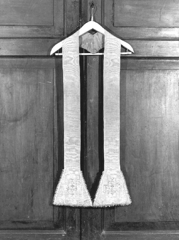 stola, coppia - manifattura ligure (prima metà sec. XIX)