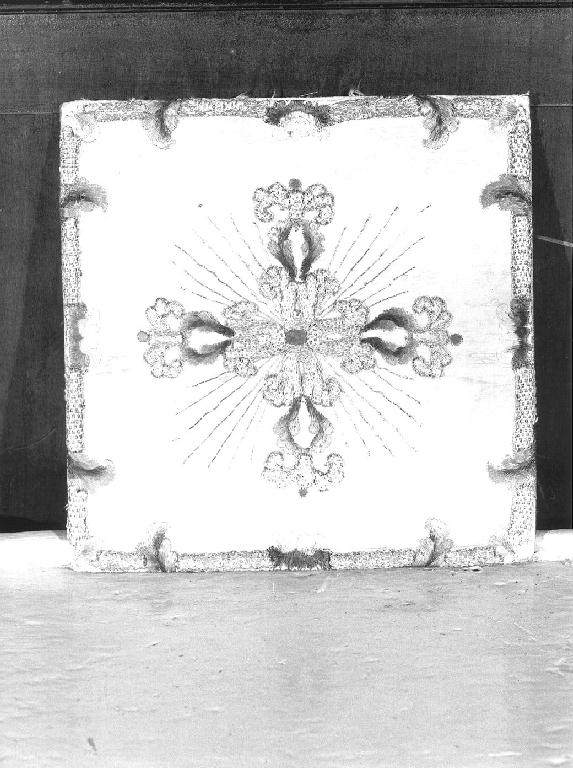 MOTIVO DECORATIVO FLOREALE (borsa, opera isolata) - manifattura ligure (sec. XIX)