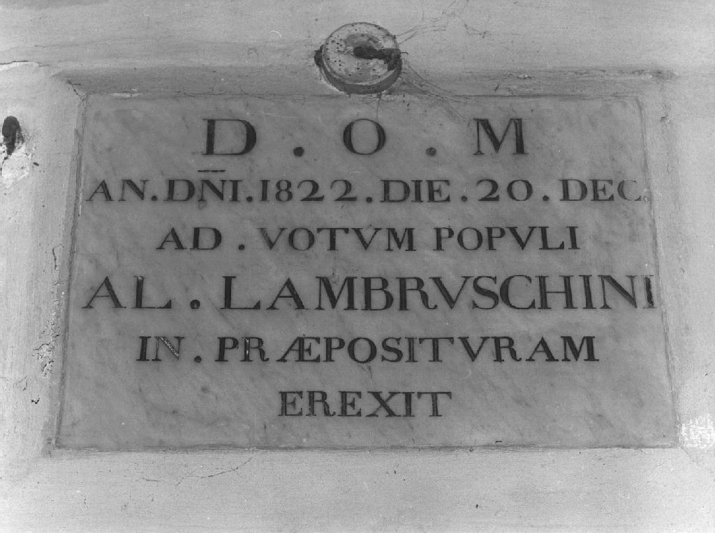 lapide, opera isolata - bottega ligure (sec. XIX)