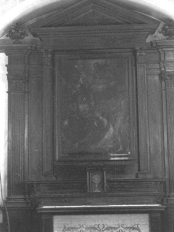 Cristo consegna le chiavi a San Pietro (dipinto, elemento d'insieme) - ambito ligure (prima metà sec. XVIII)