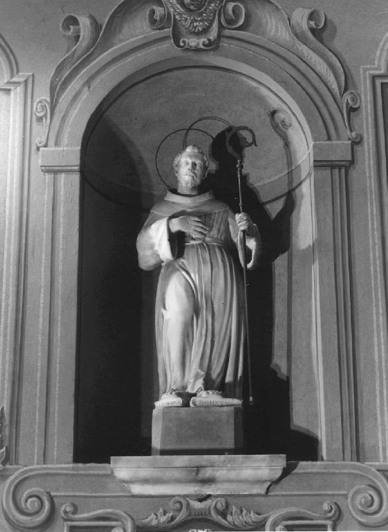 Sant'Agostino (statua, opera isolata) - bottega ligure (ultimo quarto sec. XVIII)
