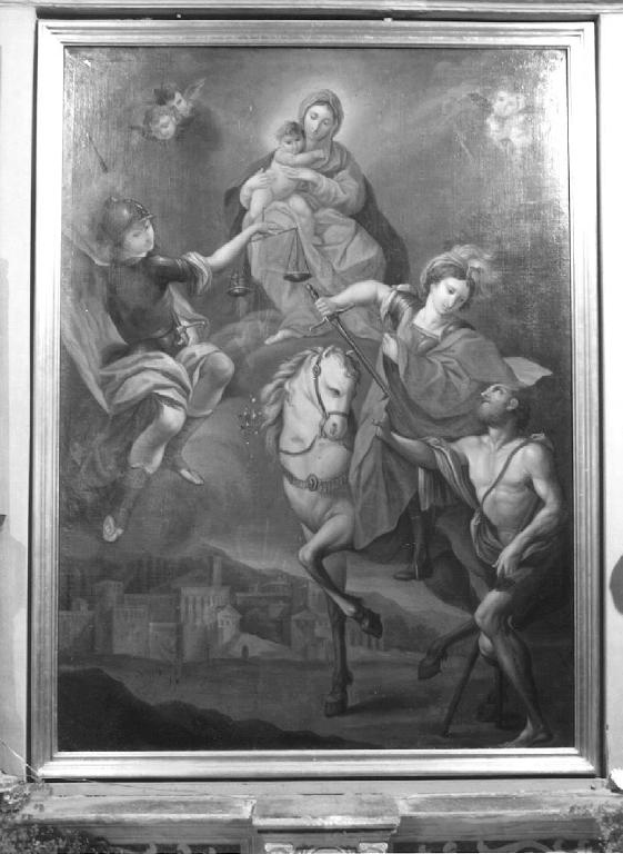 Madonna con Bambino e Santi (dipinto, opera isolata) - ambito genovese (metà sec. XVIII)