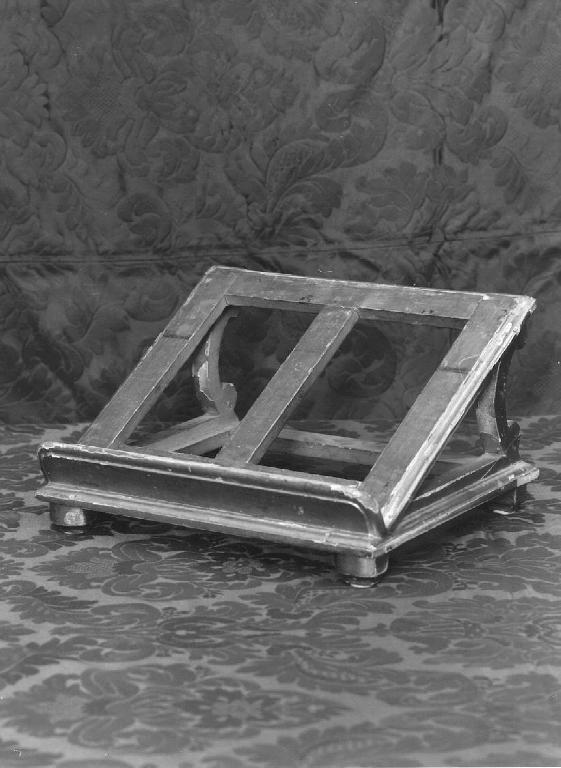 leggio d'altare, opera isolata - bottega ligure (seconda metà sec. XIX)