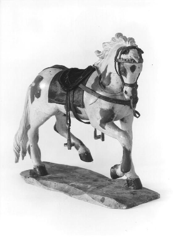 cavallo (statuetta di presepio, opera isolata) - PRODUZIONE GENOVESE (ultimo quarto sec. XVIII)