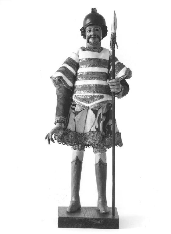 statuetta di presepio, opera isolata - PRODUZIONE GENOVESE (prima metà sec. XIX)