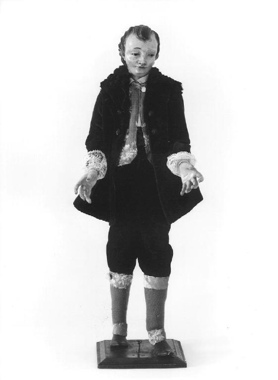 figura maschile (statuetta di presepio, opera isolata) - manifattura genovese (seconda metà sec. XVIII)