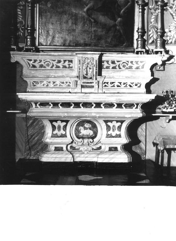 altare, opera isolata - PRODUZIONE LIGURE (seconda metà sec. XVIII)