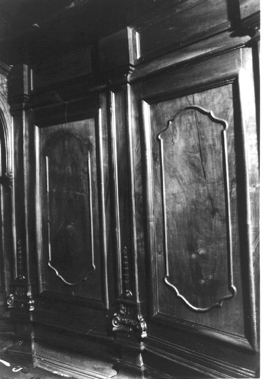 stalli del coro, serie - bottega ligure (sec. XVIII)