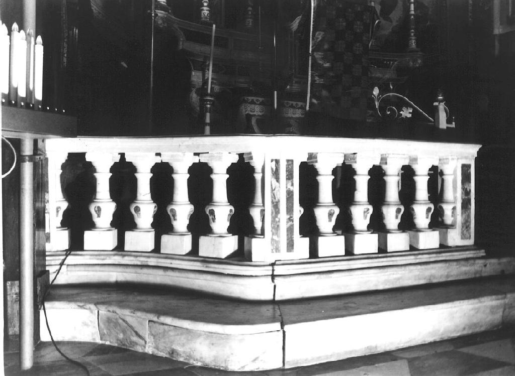 balaustrata, coppia di De Barbieri Giovanni Venanzio (sec. XVIII)