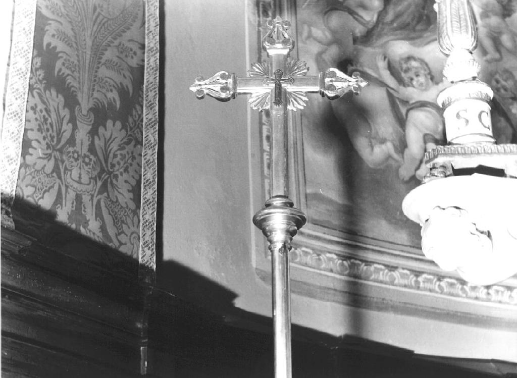 croce processionale, opera isolata - PRODUZIONE LIGURE (prima metà sec. XX)