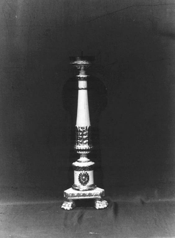 candeliere, serie - bottega italiana (sec. XIX)