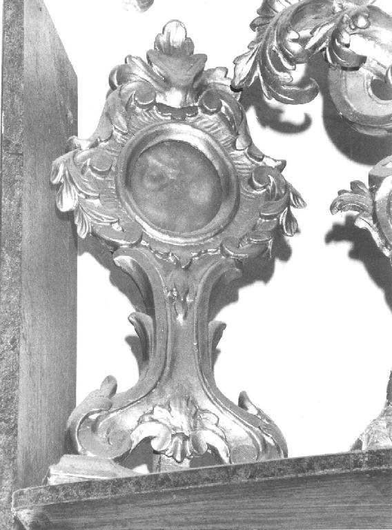 reliquiario - a ostensorio, serie - PRODUZIONE GENOVESE (seconda metà sec. XVIII)