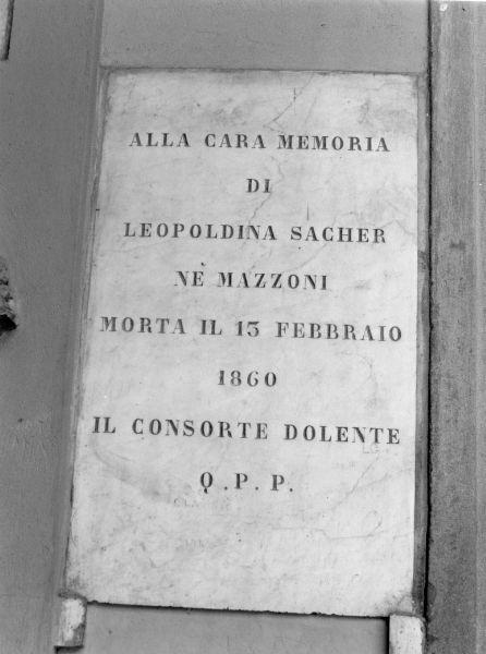 lapide tombale - bottega toscana (sec. XIX)