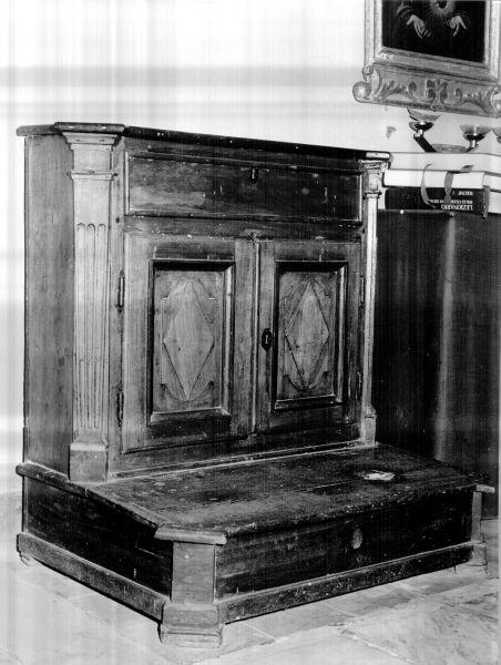 inginocchiatoio - bottega versiliese (sec. XIX)