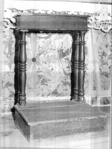 inginocchiatoio, serie - bottega versiliese (sec. XIX)