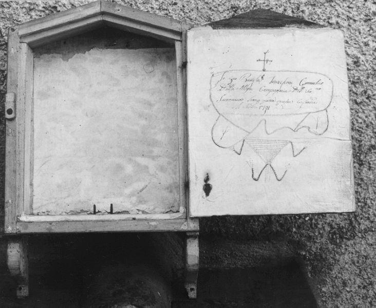 custodia, elemento d'insieme - bottega lucchese (sec. XVIII)