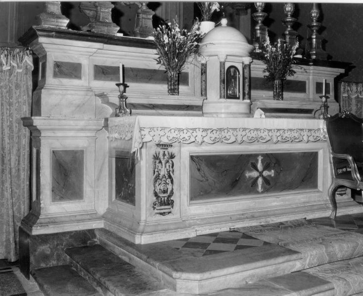 altare maggiore - produzione lucchese (metà sec. XIX)