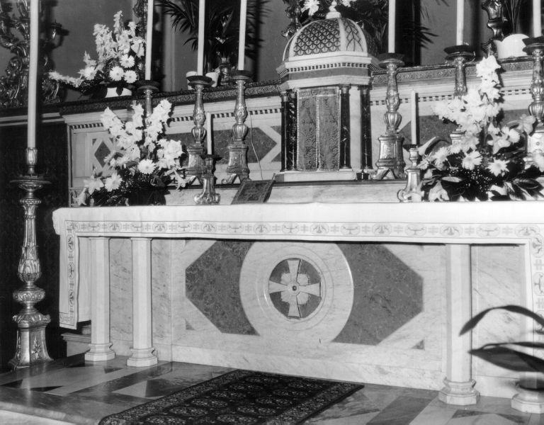 altare maggiore - bottega lucchese (fine/inizio secc. XIX/ XX)