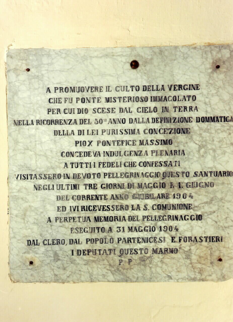 lapide - documentaria - ambito siciliano (sec. XX)