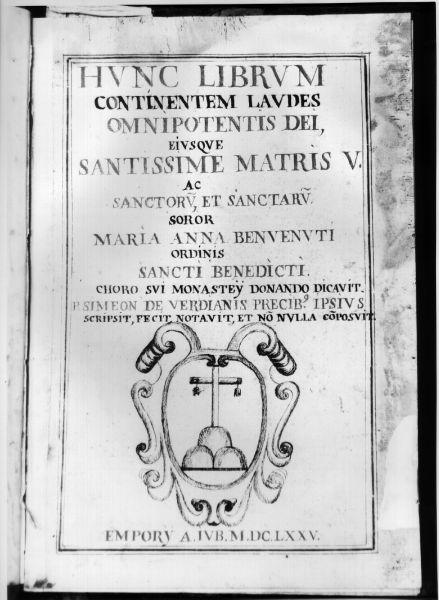 coperta di libro liturgico - bottega toscana (sec. XVII)