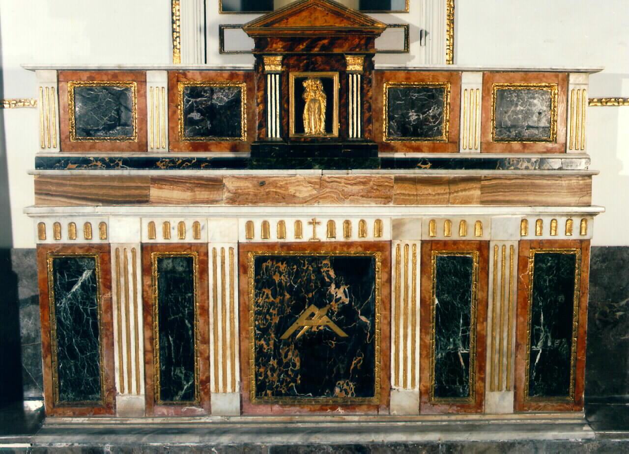 altare - a blocco - ambito siciliano (Seconda metà sec. XIX)