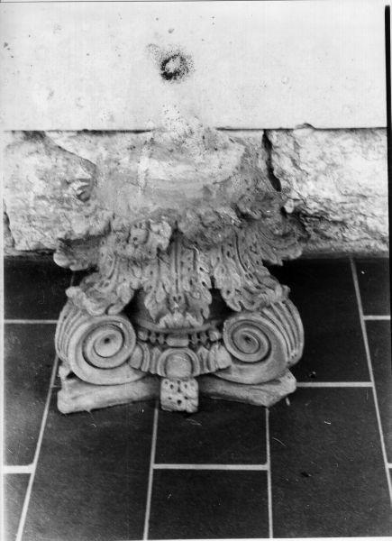 capitello - bottega toscana (prima metà sec. XVII)