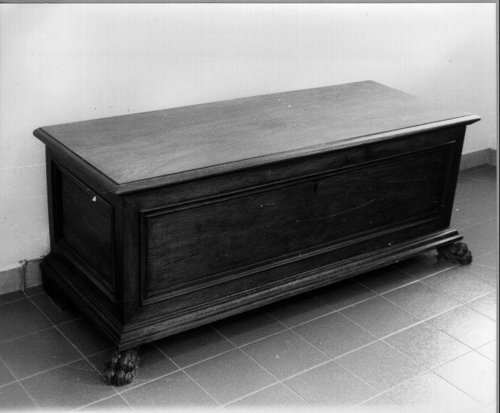 cassapanca - bottega italiana (seconda metà sec. XVIII)