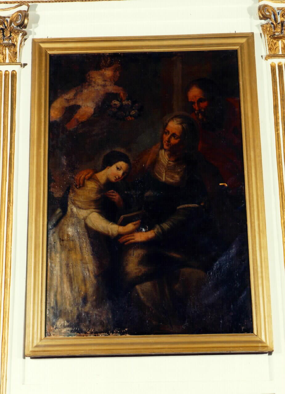 educazione di Maria Vergine (dipinto) - ambito siciliano (sec. XVIII)