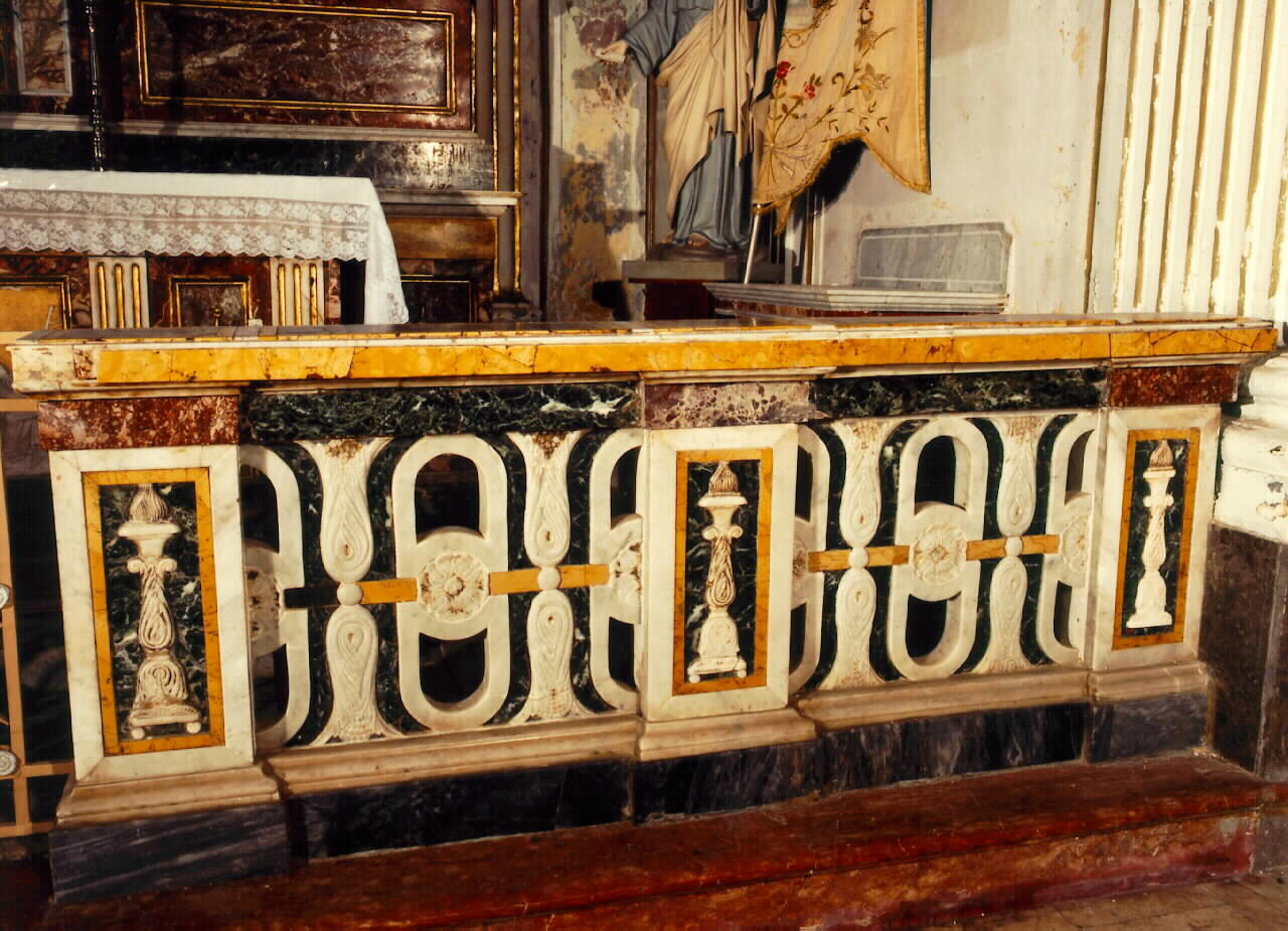 balaustrata, serie - ambito siciliano (sec. XIX)