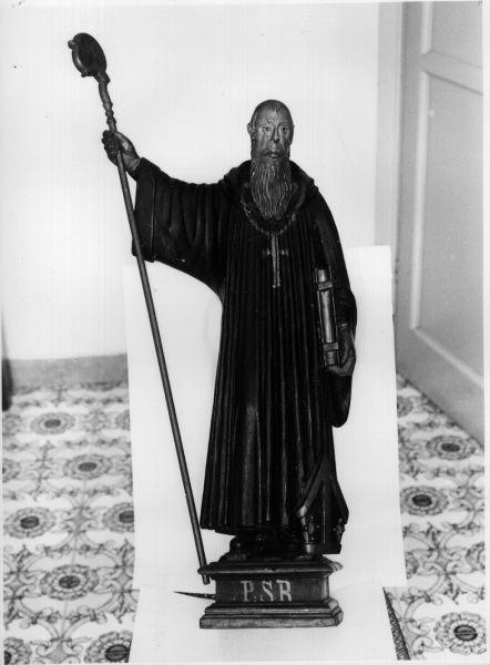 San Benedetto (scultura) - bottega toscana (prima metà sec. XVIII)