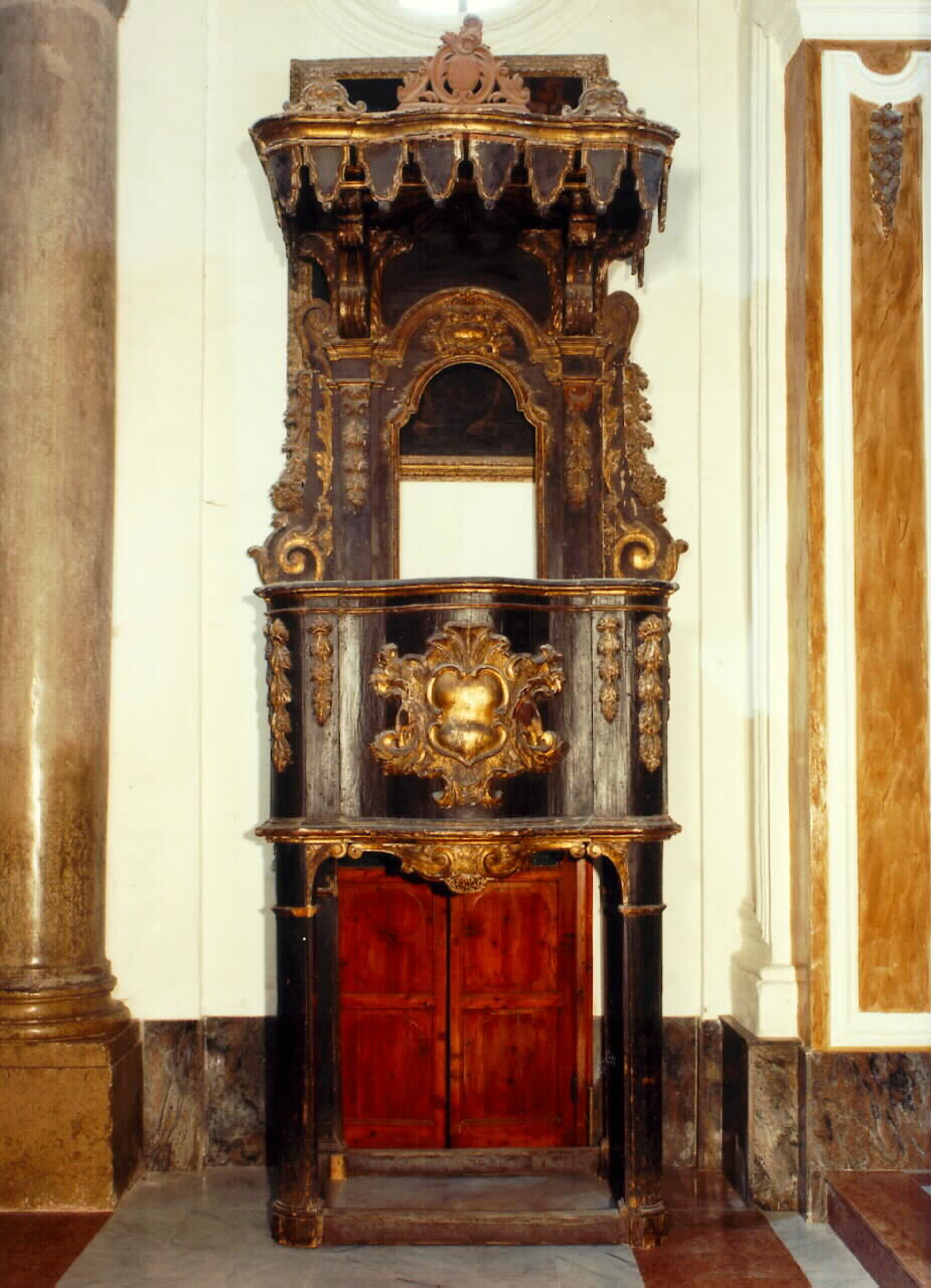 pulpito - produzione siciliana (Seconda metà sec. XVIII)