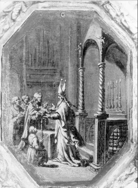 presentazione di Gesù al tempio (dipinto, elemento d'insieme) - bottega toscana (fine/inizio secc. XVII/ XVIII)