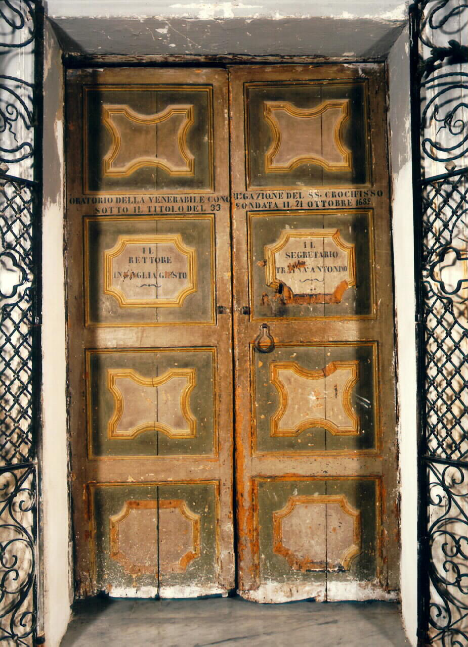 porta - produzione siciliana (Prima metà sec. XVIII)