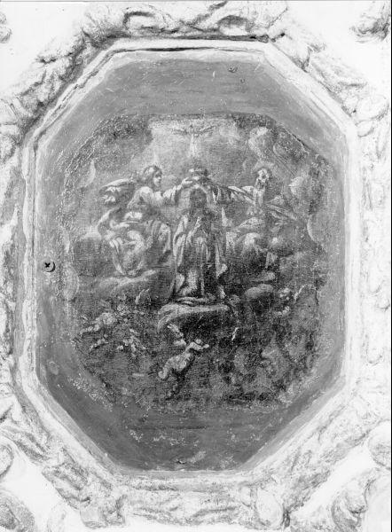INCORONAZIONE DI MARIA VERGINE (dipinto, elemento d'insieme) - bottega toscana (fine/inizio secc. XVII/ XVIII)