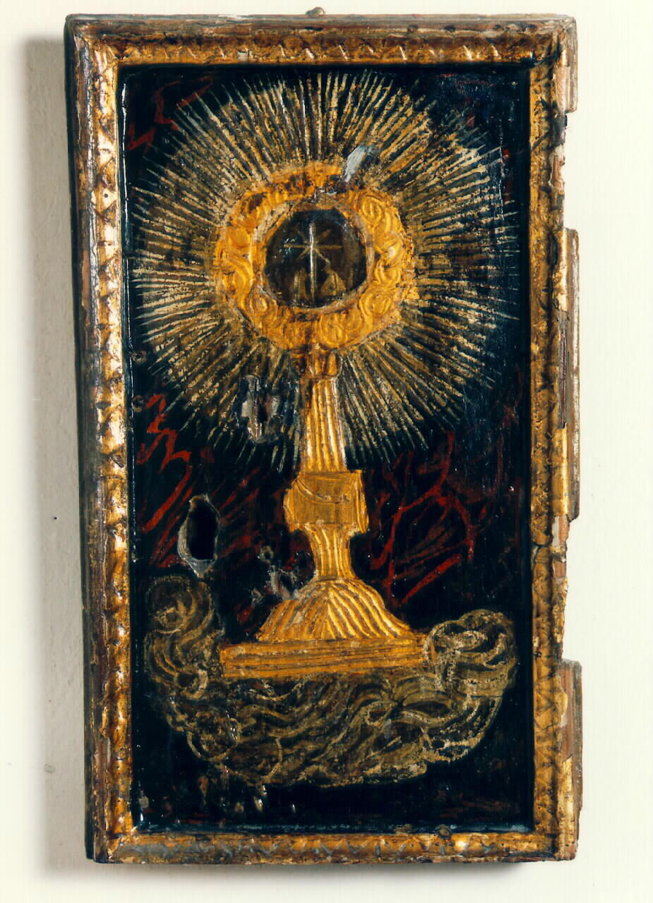 sportello di tabernacolo - produzione siciliana (ultimo quarto sec. XIX)