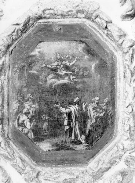 ASSUNZIONE DELLA MADONNA (dipinto, elemento d'insieme) - bottega toscana (fine/inizio secc. XVII/ XVIII)