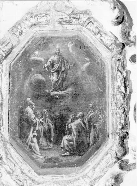 apparizione di Cristo risorto agli apostoli (dipinto, elemento d'insieme) - bottega toscana (fine/inizio secc. XVII/ XVIII)