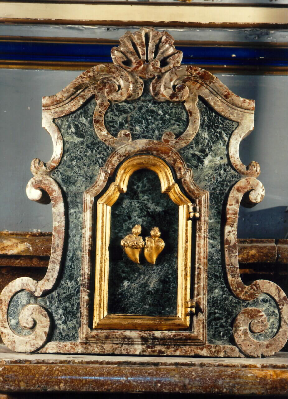 mostra di tabernacolo - ambito siciliano (Prima metà sec. XVII)