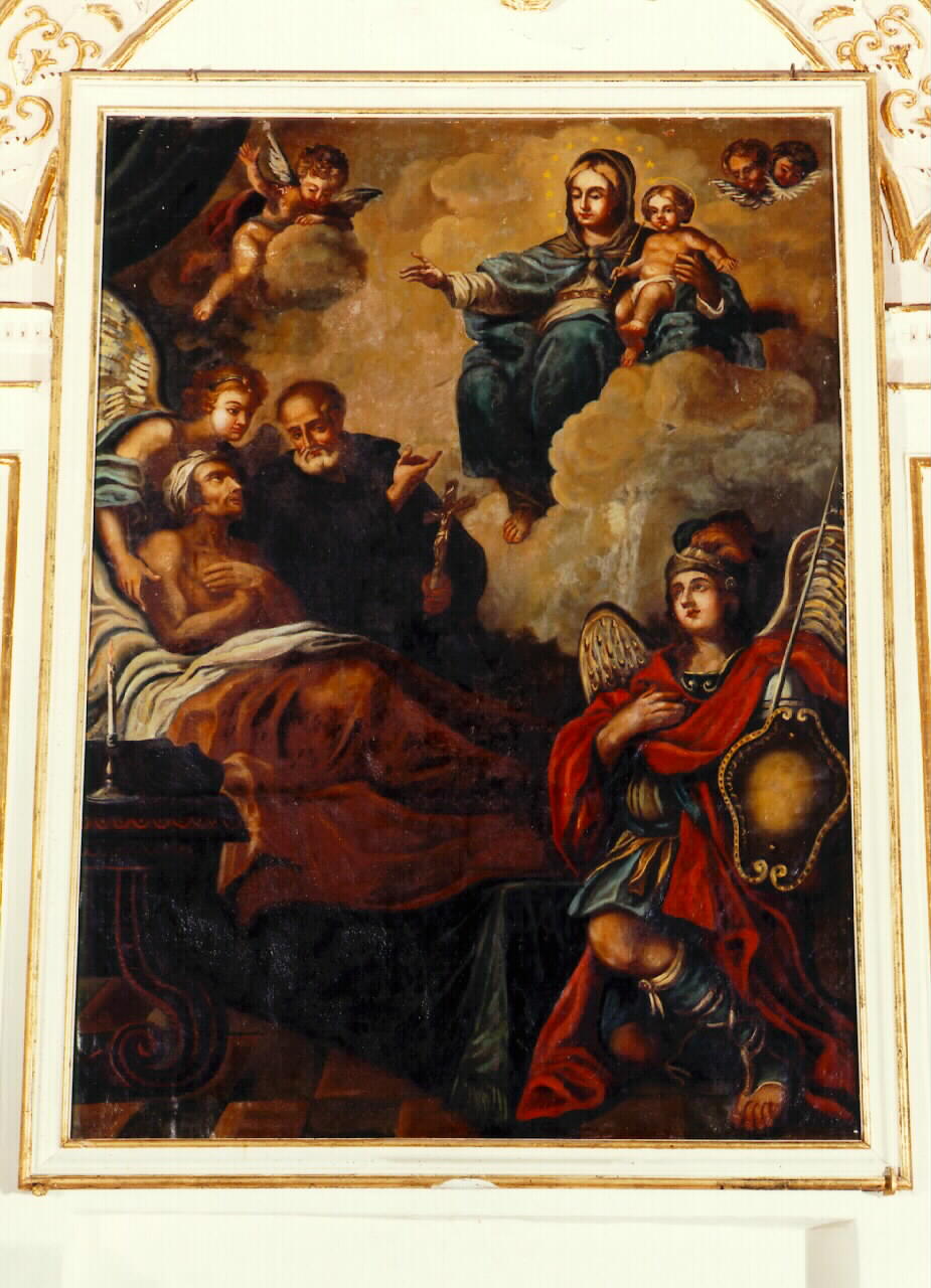Madonna degli agonizzanti (dipinto) - ambito siciliano (Seconda metà sec. XVII)